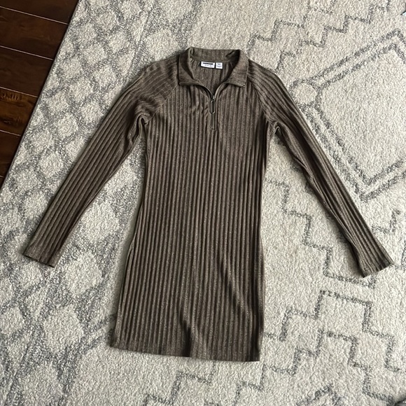 Noisy May Ribbed Mini Sweater Dress - Picture 4 of 7